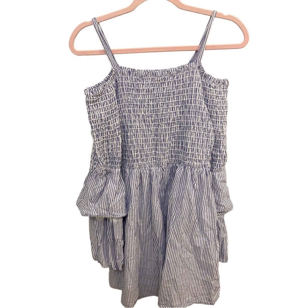 Altar’d State striped smocked dress size medium EUC G0074